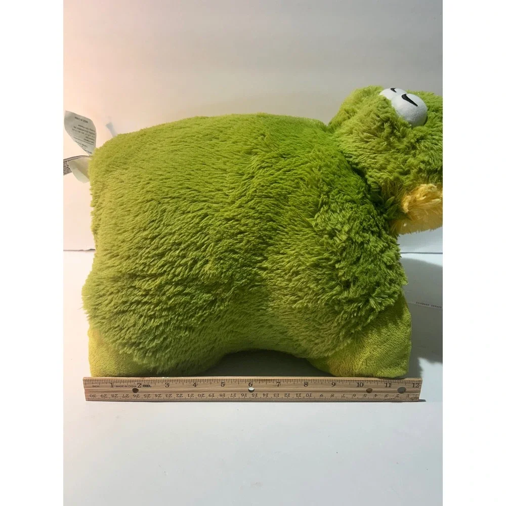 Pillow Pets Green Frog Plush Stuffed Animal Travel Pillow 18 in 2010